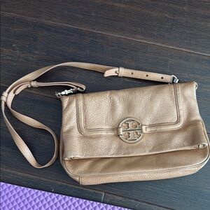 Tory Burch Tan Leather Crossbody Bag